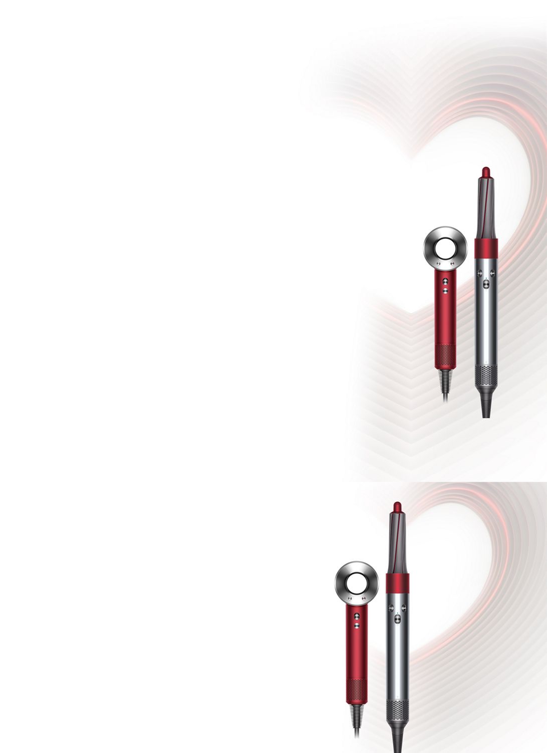 Sèche-cheveux Dyson Supersonic™ et Dyson Airwrap™ édition spéciale rouge